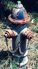 photo of unrestored Columbian 2-way hydrant